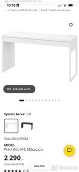 Psací stůl Ikea Micke - 2