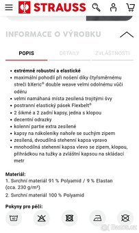 Engelbert Strauss funkční kalhoty - 2