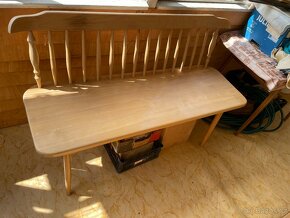 Dřevěná lavice 60-70 léta- selský styl - 2