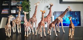 Schleich Safari žirafa velbloud zebra zebry - 2
