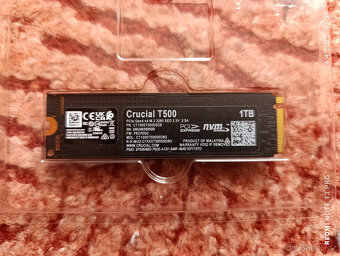 NVME 1TB CRUCIAL T500 - PCIe 4.0 4x NVMe- CTENI 7300MB/S - 2