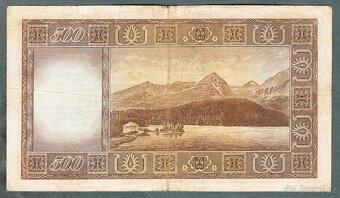 Staré bankovky 500 kčs 1946 - 2