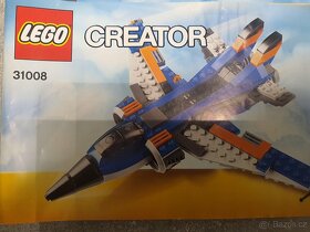 Lego 31008 Creator Burácející letoun - 2