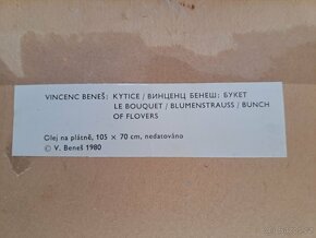 Vincenc Beneš: Kytice - reprodukce - 2
