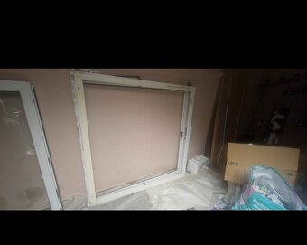 Použítá plastová okna rozměry 156x153 Dvoukřídlé. 2 kusy c - 2