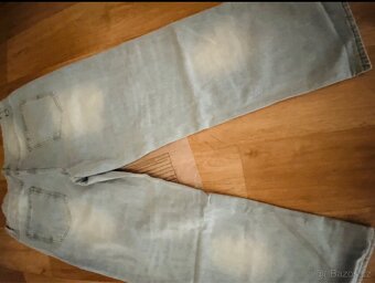 Panské stylové džíny s bleskem BAGGY XL (Nové) - 2