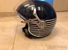 Tmavěmodrá pánská retro helma Exklusiv Freeway Marina Blue - 2