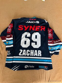 Hokejový dres HC Bílí Tygři Liberec 69 Zachar XL - 2