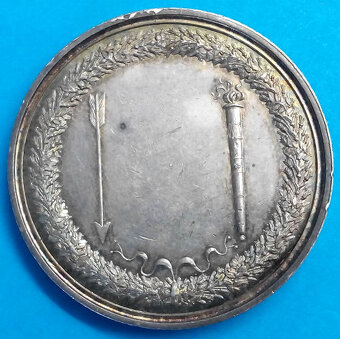 Stříbrná medaile král Ludvík XVIII. Francie - 2