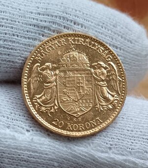 Zlatá 20koruna RU 1914 KB Andělíčková lepší - 2