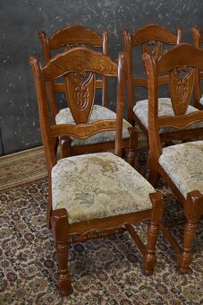 6X Masivní židle - 2