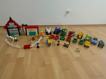 Lego duplo farma + autíčka - 2