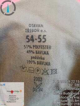 Vojenská čepice vz. 95 les - 2