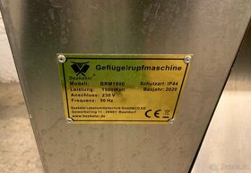 Bubnová škubačka na drůbež BRM1800 - 2