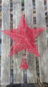 Vánoční dekorace hvězda stromek ozdoby - 2
