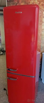 Prodám retro lednici AMICA, výška 180 cm, dovoz, záruka - 2