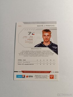 Hokejová kartička ELH Tipsport Matěj Pinkas - 2