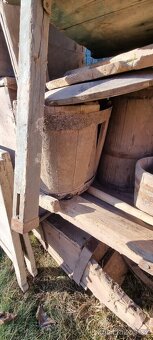 3 x kompletní historický starý povoz, selský vůz a další - 2