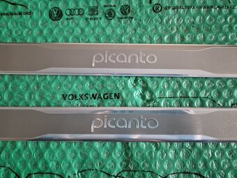 dekorativní ozdobné a ochranné lišty prahu Kia Picanto (JA) - 2