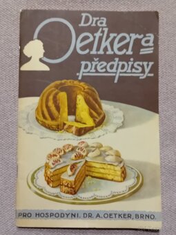 Historická faktura Dr. A. Oetker + předpisy - 1926 - 2