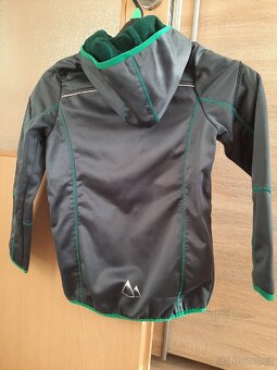 Softshell bunda vel. 8- 10 let, reflexní prvky - 2