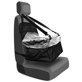 Autosedačka pro psa - 41 x 36 x 25 cm, do 5 kg - 2
