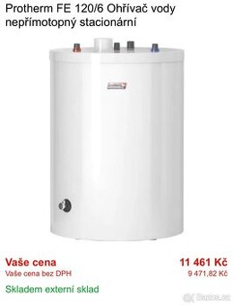 Protherm FE 120/6 Ohřívač vody nepřímotopný stacionární - 2