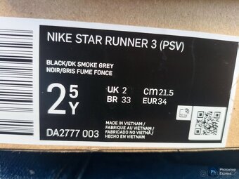 Dětské tenisky Nike pro děti +- 2 roky, zanovní, vel 34, cen - 2