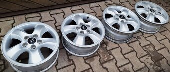 Alu kola Hyundai Santa Fe 16" originál, 5x114,3-velmi dobrý - 2
