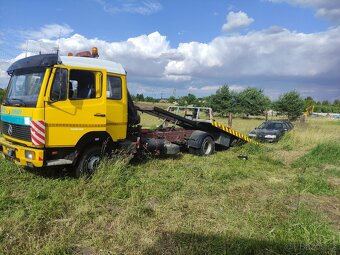 Odtahovka Mercedes Atego 817D, HR, brýle, sjížděcí plošina - 2
