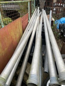 Roury Trubky AL 6m  8ks + kolena - 2
