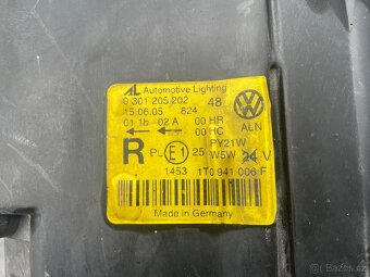 Přední pravé světlo halogen VW TOURAN 1T0941006F - 2