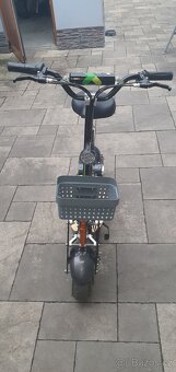 Elektrokoloběžku X-Scooters XT01 Wood,se sedátkem, - 2