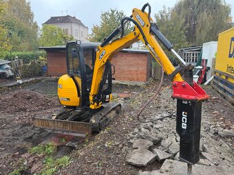Jcb 8026 Minibagr 2.8T + 2 x lžíce + kladivo - 2