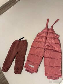 Dětské zateplené kalhoty do sněhu vel. 86 - 2
