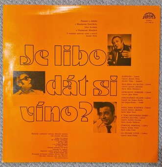 LP vinyl - Je Libo Dát Si Víno? - 2
