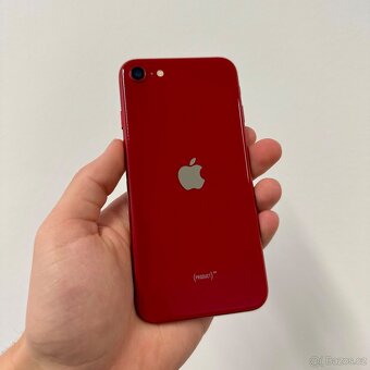 ZÁNOVNÍ APPLE IPHONE SE3 64GB-ČERVENÁ, BATERIE 100% - 2