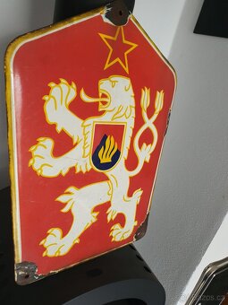 Smaltovaná cedule - 2