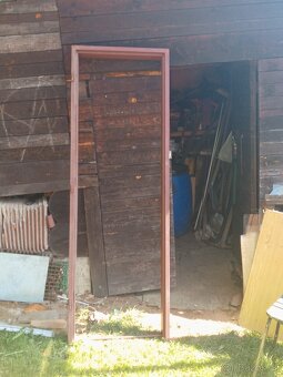 Dveřní kovová zárubeň - futra -  70 cm - 2