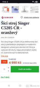 Prodam sici stroj Singer - 2