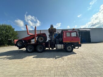 Tatra T815 lesovoz, návadzací, nesený vlek - 2