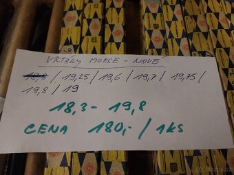 Vrtáky s kuželovou stopkou, HSS, nepoužité - 2