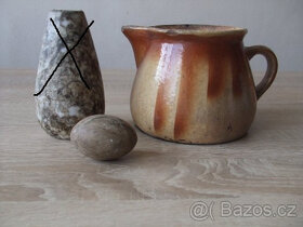 Kameninové nádoby, lžíce, vidličky, svícen, madonka a jiné - 2