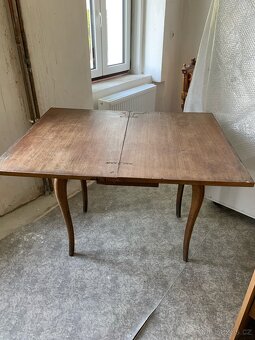 Stolek karetni rozkladaci 110x55 cm - 2