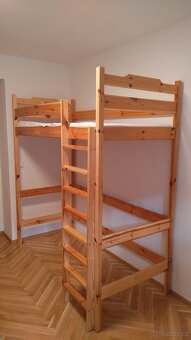 Patrová postel (palanda) z masívu - 2