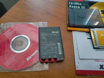 8x PCMCIA karty (LAN, WiFi apod...) - 2