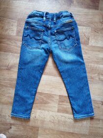 Jeans vel. 104, zn. H&M - 2
