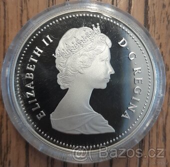 1 dolar Kanady 1987 stříbro - 2
