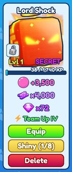 Buble Gum Simulator Infinity - BGSI - Secret - 2