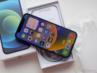 APPLE iPhone 12 mini 128GB Blue - ZÁRUKA - 100% BATERIE - 2